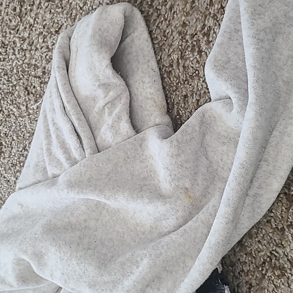 Nike White Zip-Up Terry Jacket with Blue and Red Accents - Picture 8 of 8